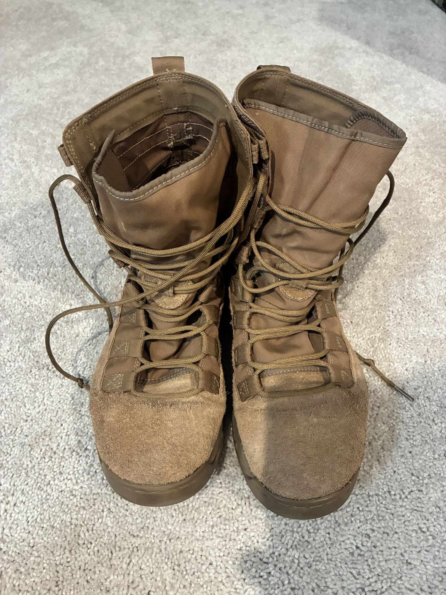 Nike 10.5 Sized Coyote Brown Military Working Boots
