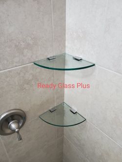 Shower door glass