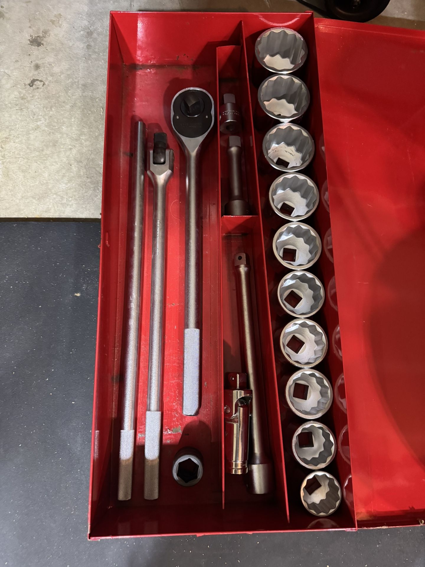 Proto 1-Inch Drive SAE Socket Set