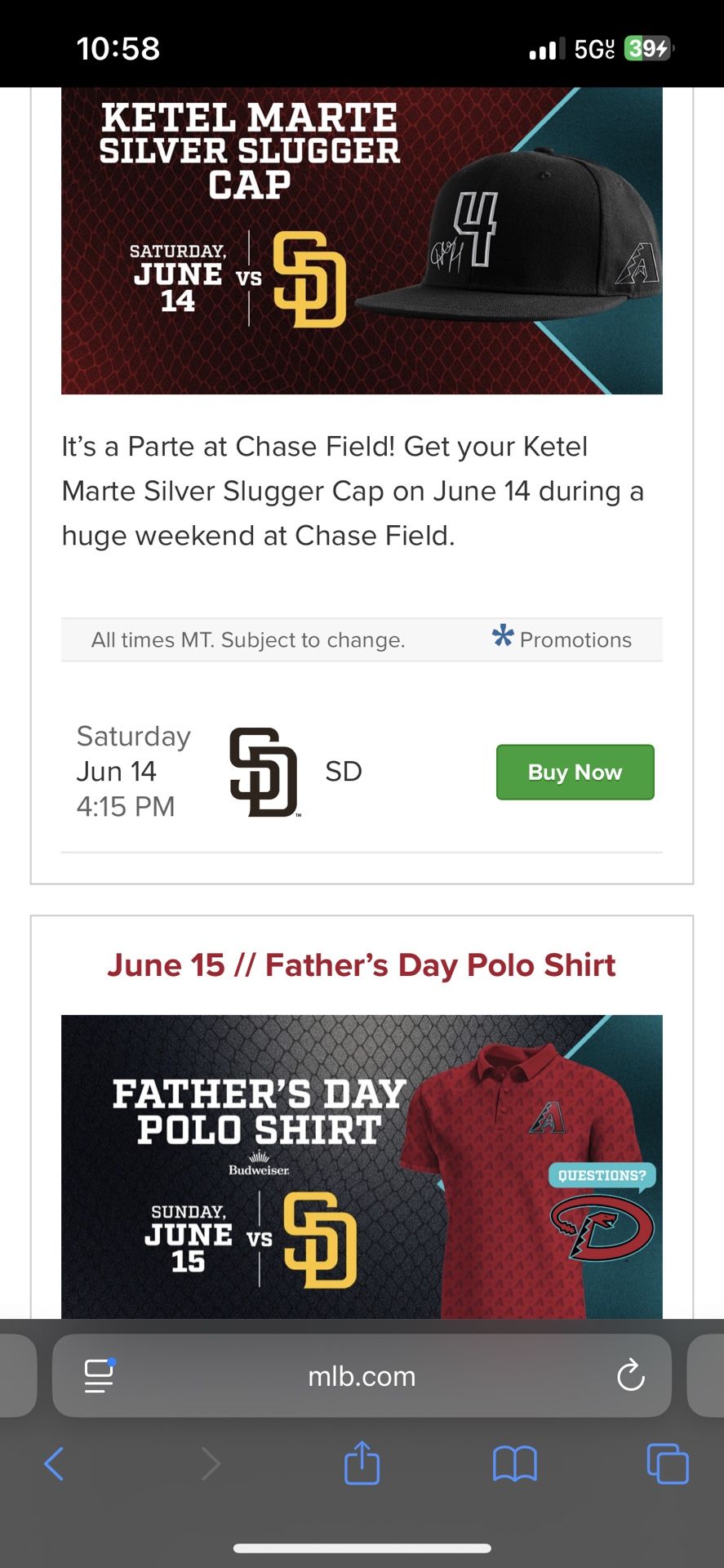 Dback Tickets For Cheapp Lower Level Saturday Game