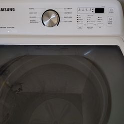 Samsung white top load pair