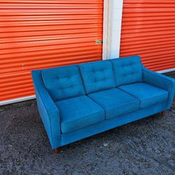 Blue Mcm Joybird Sofa Couch