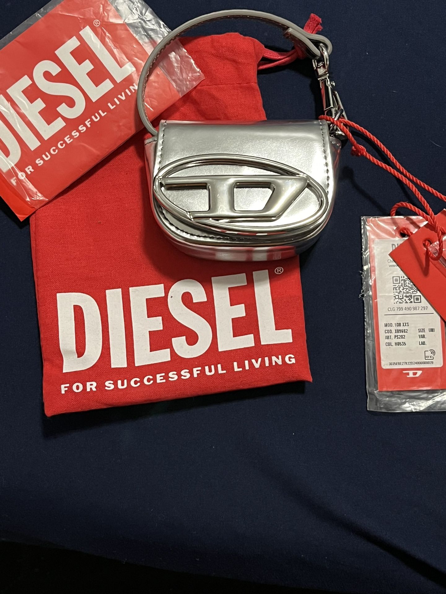 Diesel 1dr Xxs Charm Tote Bag