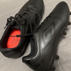 Made In Brazil - All-Black Umbro Cleats (Used Once)