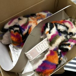 ORGINAL UGG SLIPPER PLATFORM SLIDES WITH STRAP