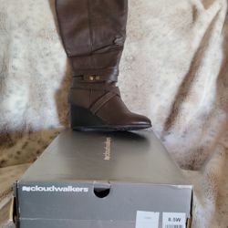 Women’s Wedge Knee High Boots