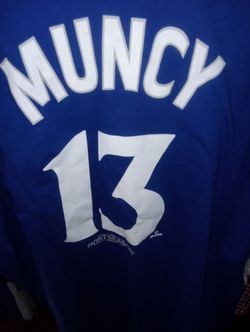 Max Muncey L.A. DODGERS WORLD SERIES T-SHIRT