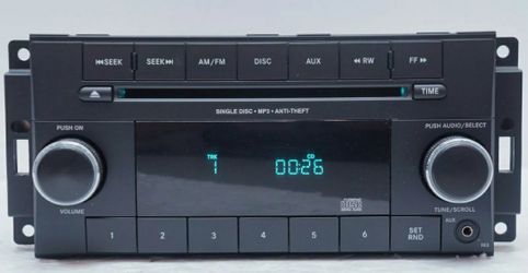 13-17 Dodge Jeep Chrysler OEM Factory Radio AM/FM CD MP3 Player P/N: P05091195AC