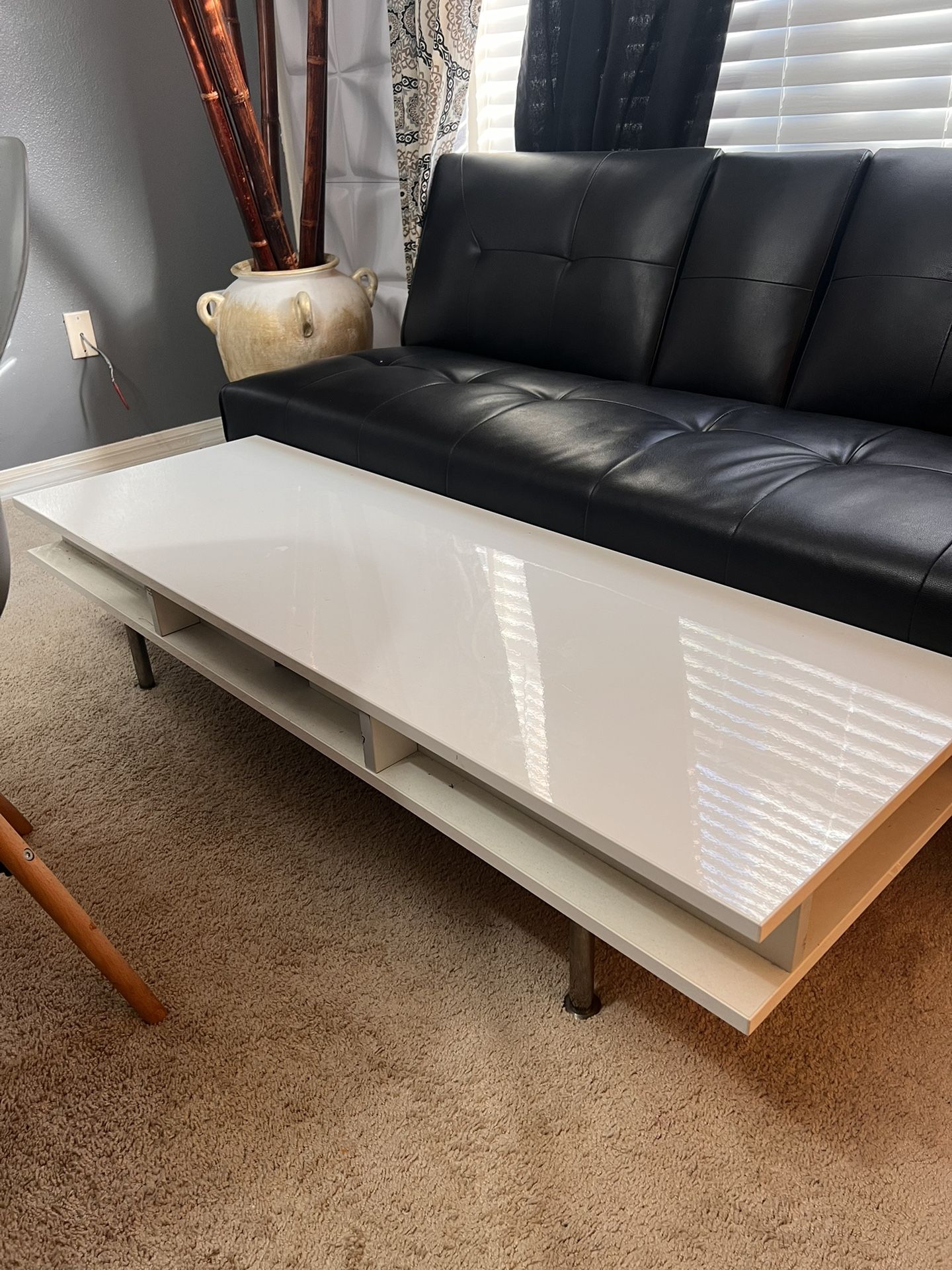 IKEA Tofteryd TV Console Table Gloss White for Sale in Longwood
