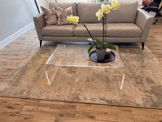 Modern Clear Acrylic Coffee Table – CB2 – Moving Sale