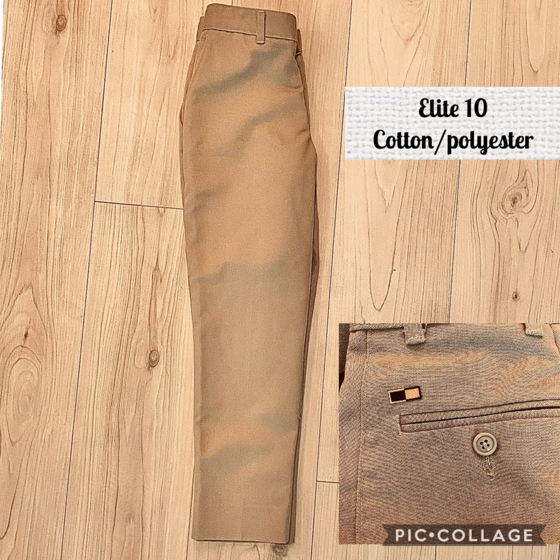 10 Boys Elite Khaki Pants Like New. Perfect With A Christmas Shirt Or Sweater.