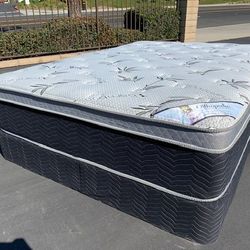 Full Ortho Bamboo Pillow Top Mattress! 