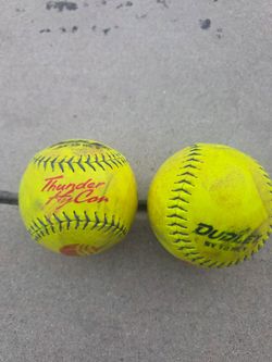 Sofballs $3 each total of 50