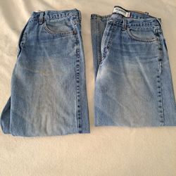 2 Pair Levi's 550 Jeans 36X32