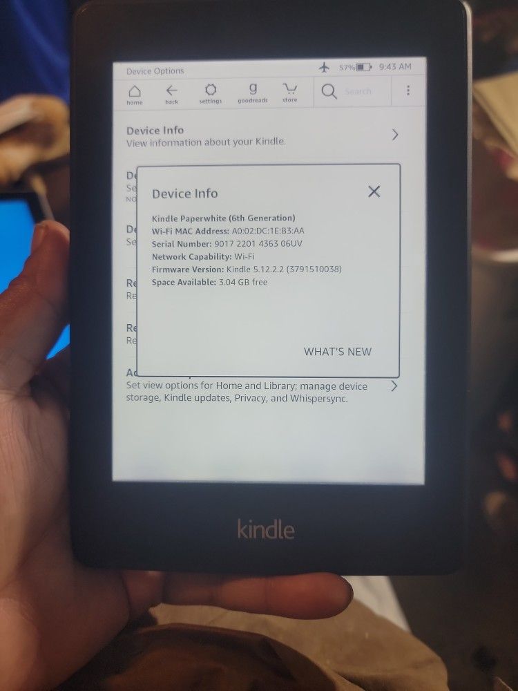 Kindle Bookreader (6th Generation)