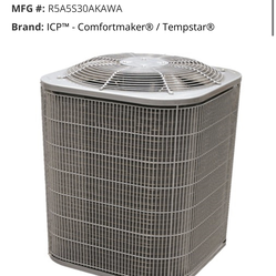 Carrier 2.5 ton Condensor and Air handler