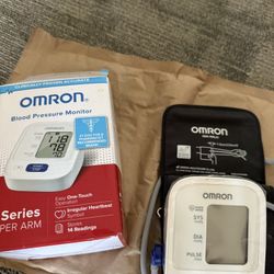 new Omron blood pressure monitor