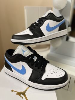 Air Jordan 1 Low Black University Blue Womens Sizes