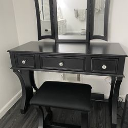 Vanity With Stool