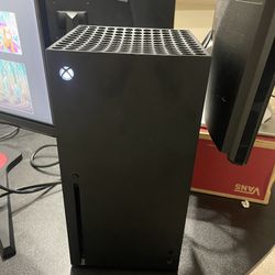 Xbox Series X With 2 Series X Controllers And A Turtle Beach Headset