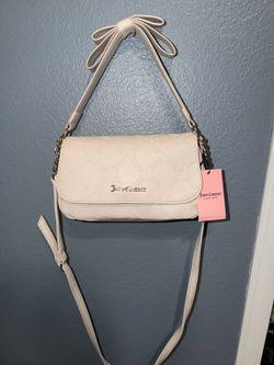 Juicy Couture "Miss Bow" Embossed Baguette Shoulder Bag