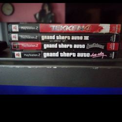 PS2 GTA AND TEKKEN BUNDLE $200 FINAL PRICE 