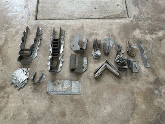 Galvanized Metal Framing Hardware Lot (Simpson Strongtie
