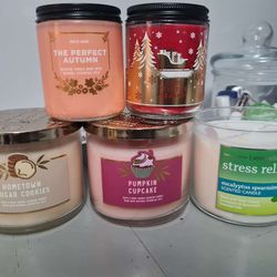 Bath And Body Works Candles 