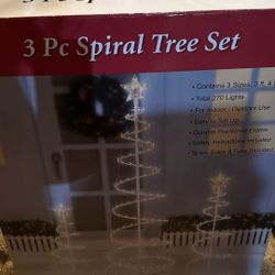 3 Pc spiral tree Set