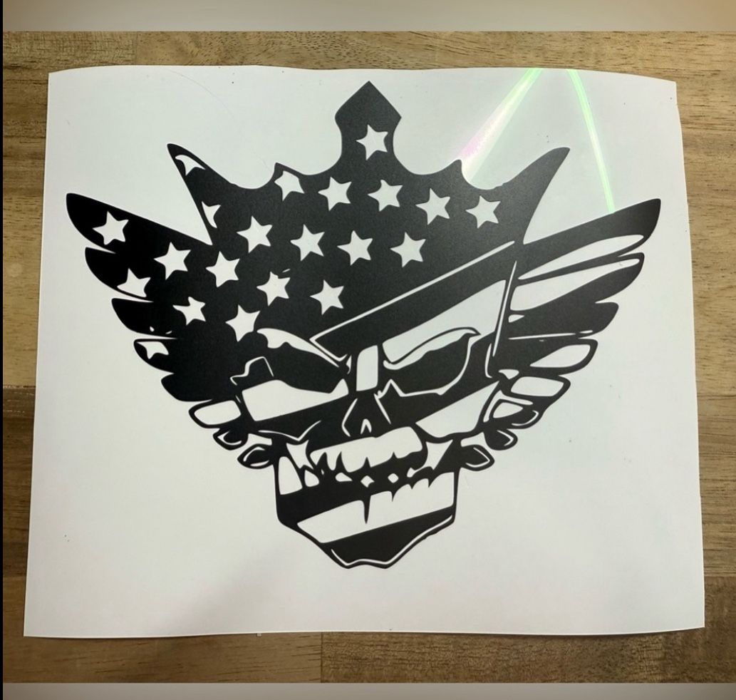[WWE] Cody Rhodes Skull Decal 