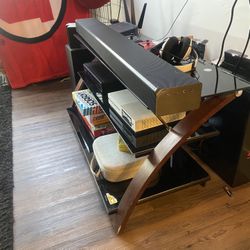 Glass Tv stand 