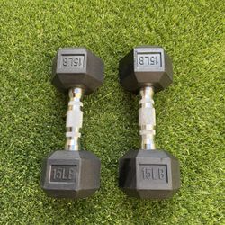 15 Pound Dumbbells