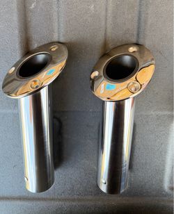 2pk Stainless Steel Fishing Rod Holder