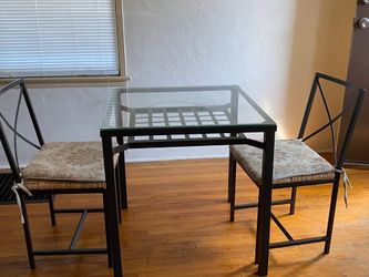 Small table with two chairs