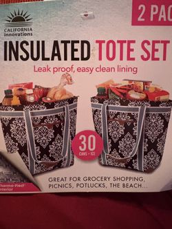 California Innovations Thermal Cooler Totes