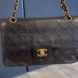 Vintage Chanel Black Small Classic Bag
