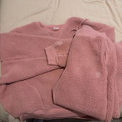 Pink sweat suit