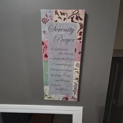 Serenity Prayer Decor