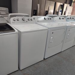 WHIRLPOOL WASHER 4.2 & DRYER SET SOIL LEVEL RINSE OPTIONS PRESOAK 