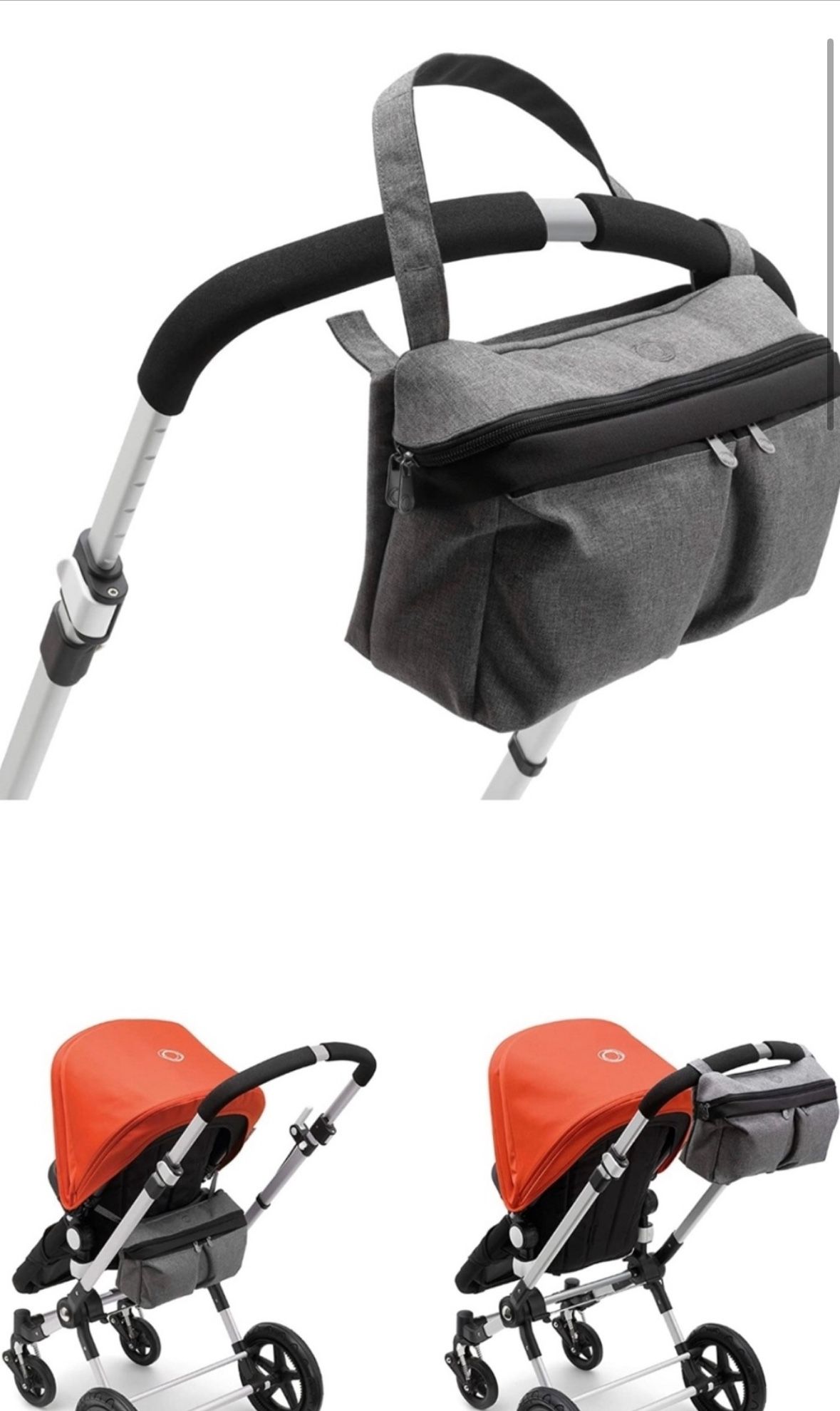 Black Bugaboo Stroller Organizer