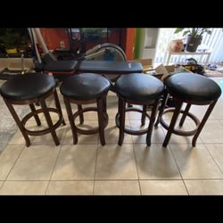 Set of 4 Counter Height Stools