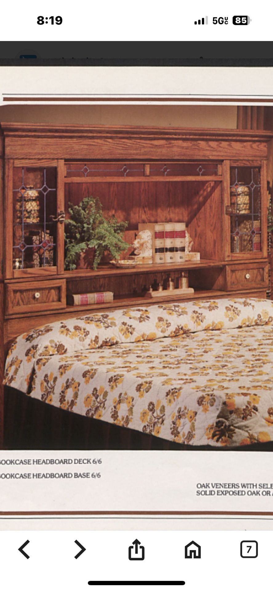 Pulaski Bedroom Furniture , Headboard, vanity w/mirror, Keepsake armoire
