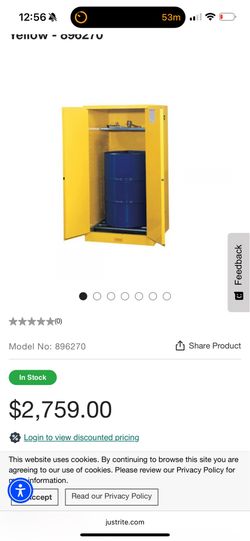 Flammable Cabinets - large size & great shape!!!