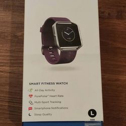 Fitbit Blaze Activity Tracker, Large - Plum