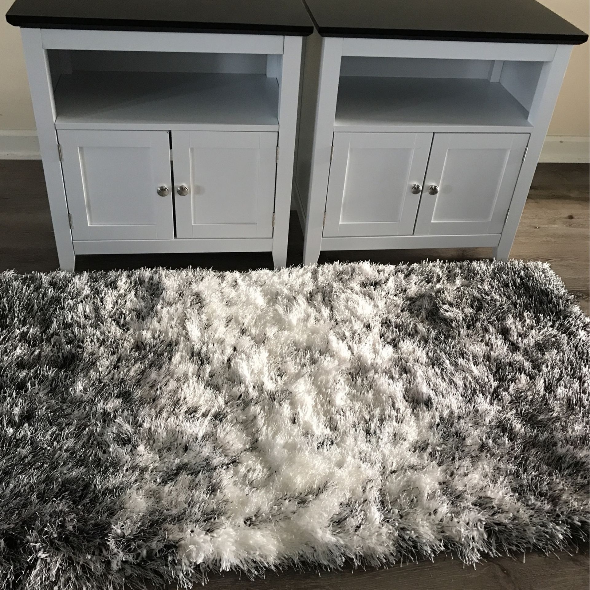 Night Stand Tables 2/$100.-RUG $50. //$139.For All
