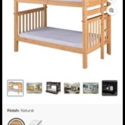 ALLWOOD TWIN SIZE BUNK BEDS