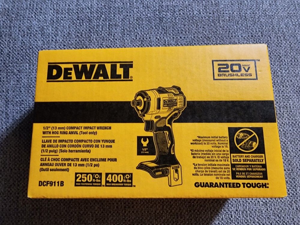Dewalt Impact Wrench. Tool Only