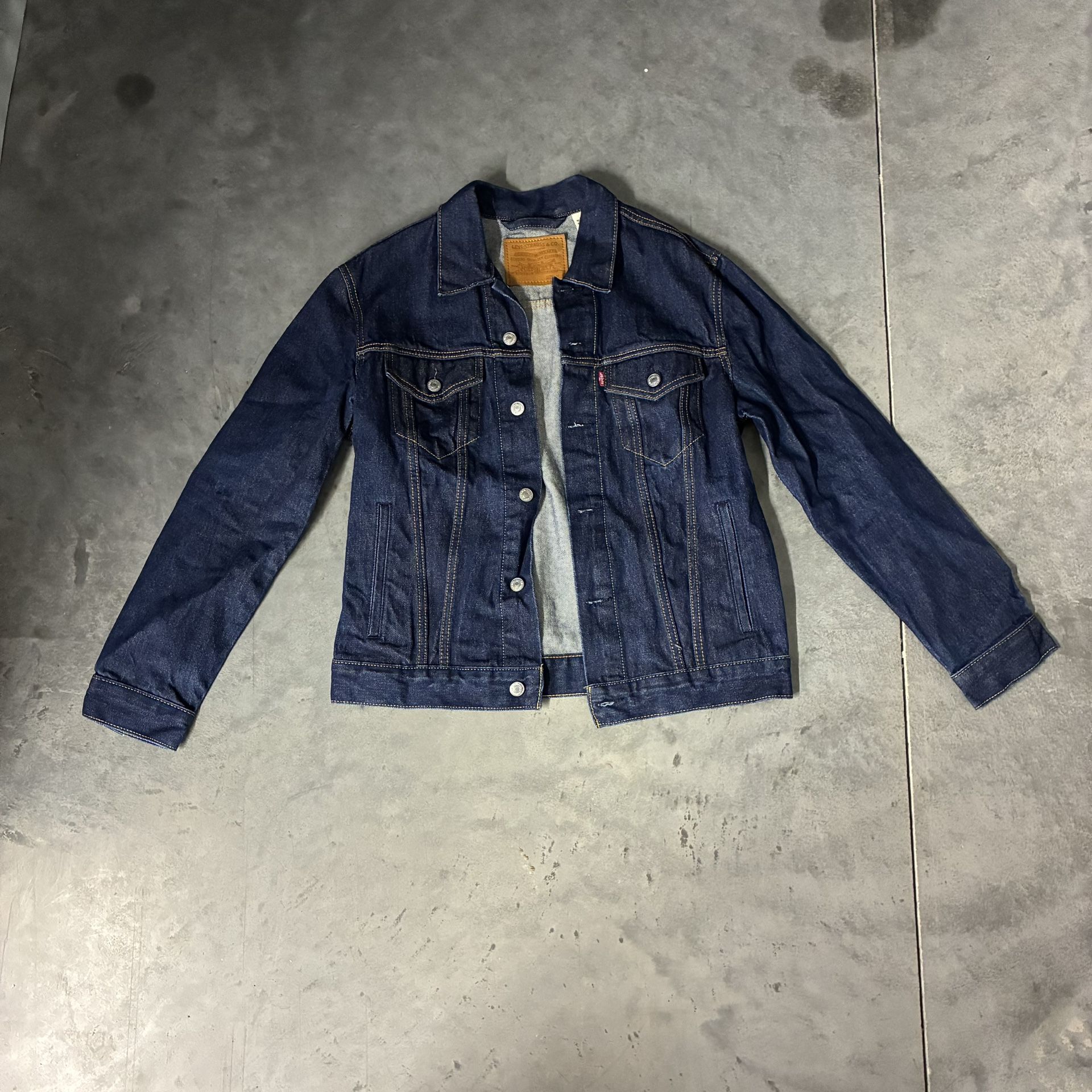 Blue Levi’s Denim Trucker Jacket