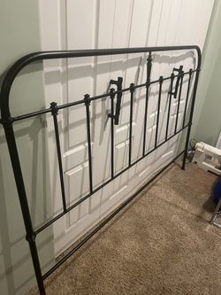 King Size Iron Headboard