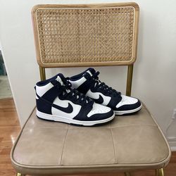 Nike dunks high: midnight navy